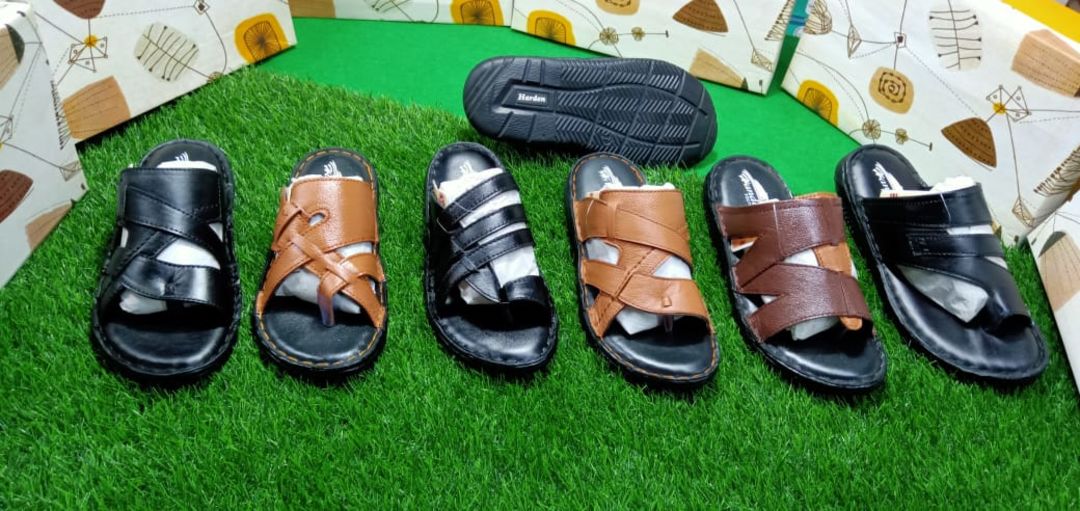 Leather chappal uploaded by business on 2/8/2022