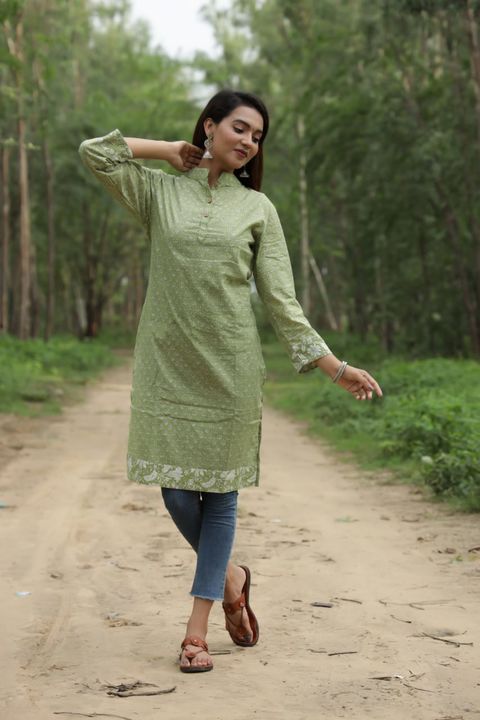Cotton printed kurti's uploaded by Cotton fabric on 2/8/2022