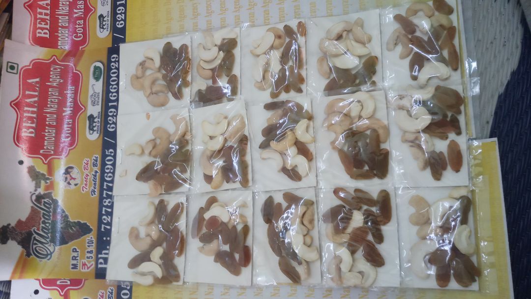 Cashew nut & kismiss rs10 uploaded by SS traders on 2/8/2022
