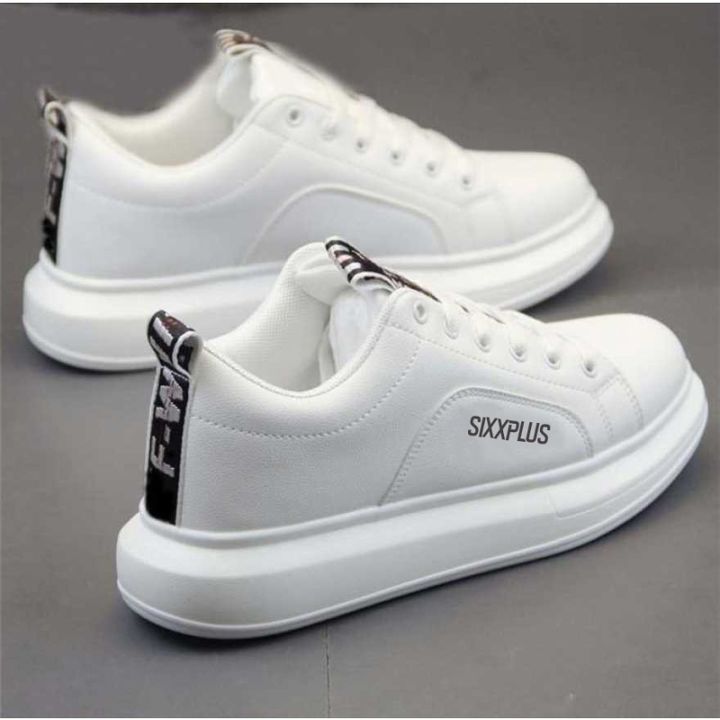 sixXplus men casual shoes sneakers for men new stylish shoes white shoes Casuals For Men (White) uploaded by Mini Shop on 2/8/2022