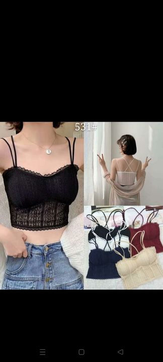 Camisole for girls  uploaded by Khushi marketing cosmetic on 2/8/2022
