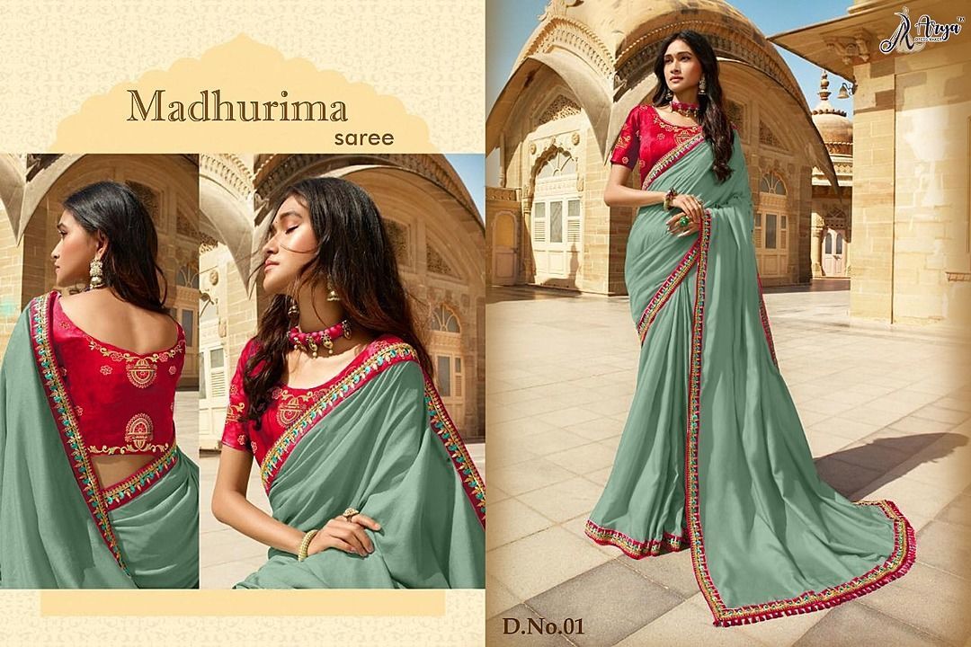 Online shopping lunching new party wear outfit saree  uploaded by business on 10/7/2020
