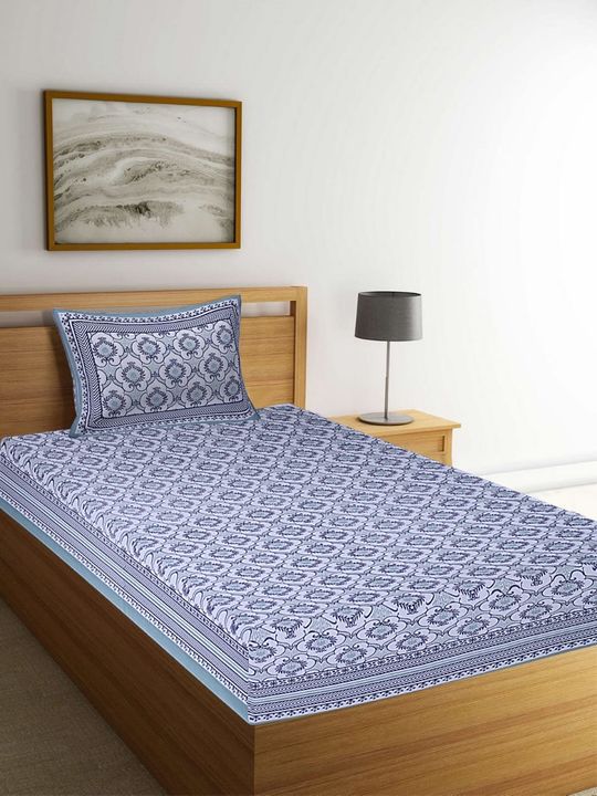 Clat (L x W): 228 cm x 152 cm
Material: Cotton
Includes: Number of Bedsheets: 1, Number of Pillow Co uploaded by business on 2/9/2022
