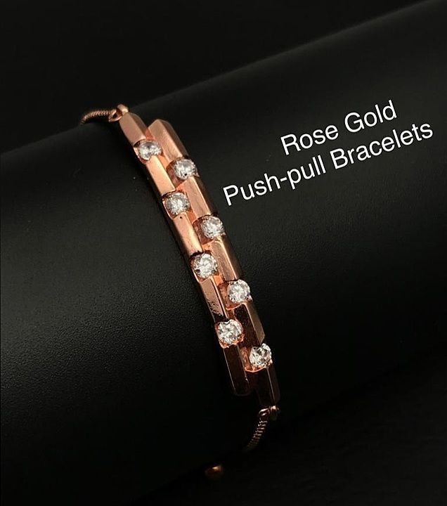 Beautiful rose gold adjustable bracelets....🥰🥰🥰 . uploaded by business on 10/7/2020