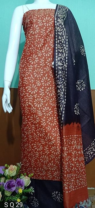Fabric khadi cotton suit uploaded by J. R handloom on 10/7/2020