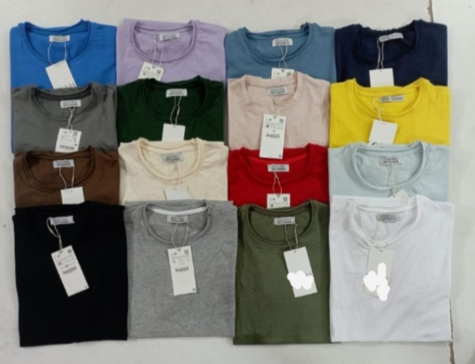 Zara Cotton Lycra t-shirts uploaded by N S TRADERS on 2/9/2022