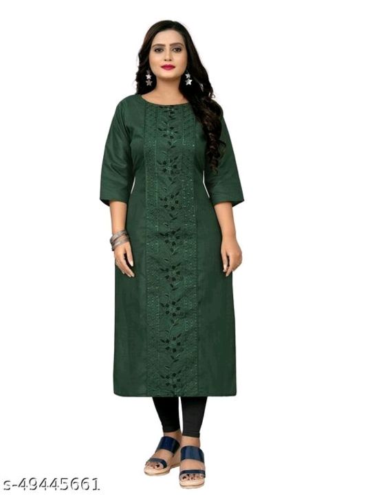 Embrodary cotton Kurti  uploaded by business on 2/9/2022