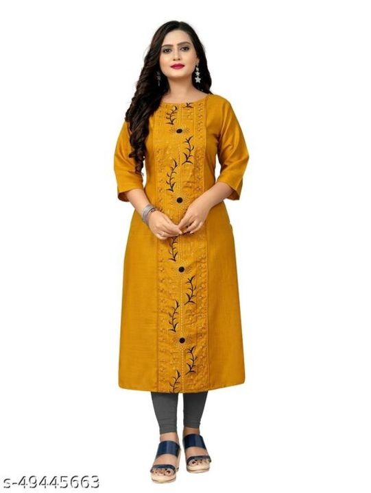 Embrodary cotton Kurti  uploaded by business on 2/9/2022