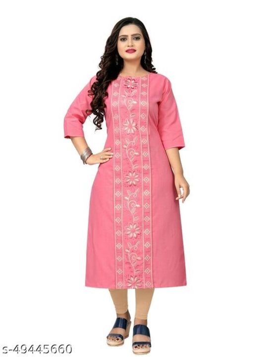 Embrodary cotton Kurti  uploaded by business on 2/9/2022