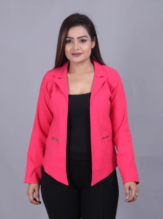 Glamher Solid Single Breasted Casual Women Blazer

Color: Baby Pink, Black, Dark Pink, Khaki, Light  uploaded by Amaush Kumar on 2/9/2022