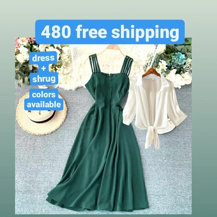 Dress+shrug uploaded by fashionfreedom_7 on 2/9/2022