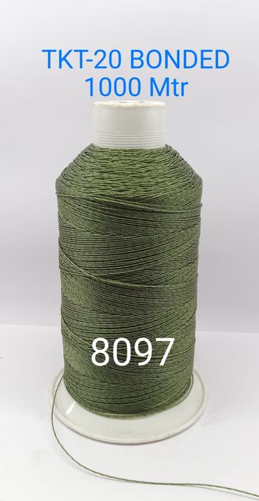 TKT- 20 (1/2/3,  6 Ply) Nylon Bonded Thread  (Wax Thread)

 uploaded by Shree Nivasan Sales pvt ltd on 2/9/2022