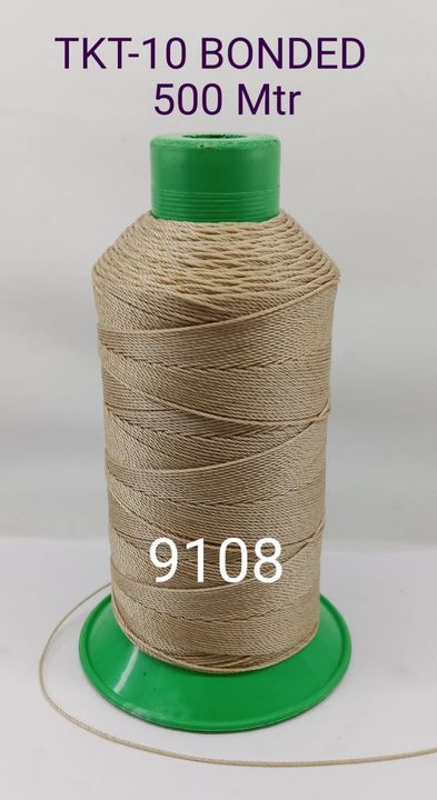 TKT- 10 (1/3/3, 9 Ply) Nylon Bonded Thread. (Wax Thread)
 uploaded by Shree Nivasan Sales pvt ltd on 2/9/2022