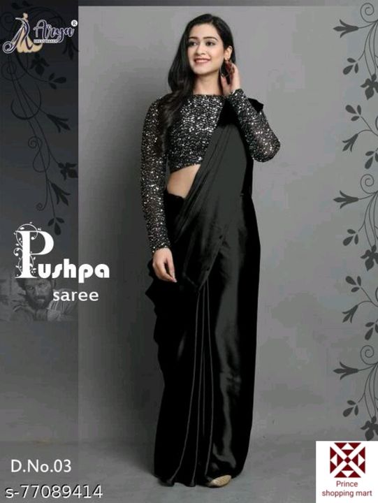 New Pushpa saree pattern uploaded by Prince shopping mart on 2/10/2022