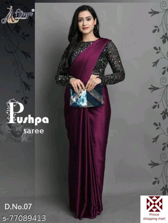 New Pushpa saree pattern uploaded by Prince shopping mart on 2/10/2022