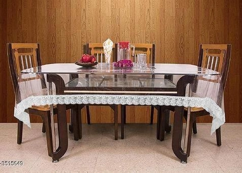 Transparent table cover uploaded by SIMMI INTERNATIONAL on 2/10/2022
