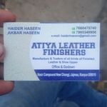 Business logo of Atiya leather finishers