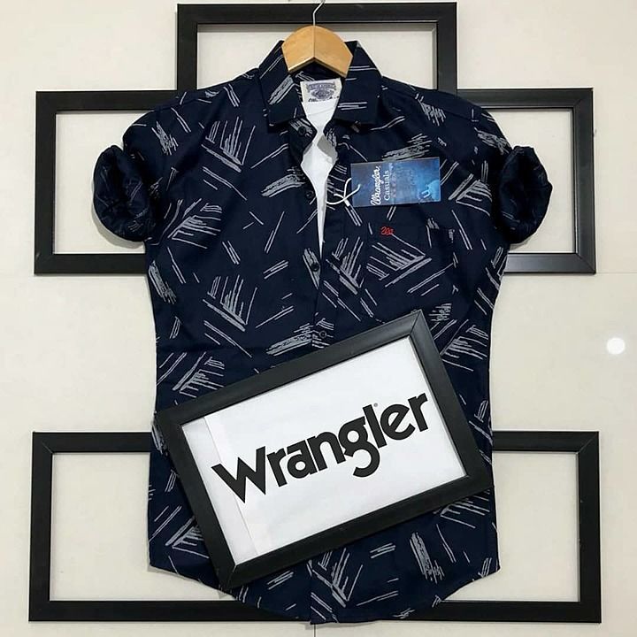 *🥰   WRANGLER shirt🥰*

*🥰🥰Full sleeve Shirt 🥰🥰*
*💞100c‰ cotton normal fit💞*

*Size M-38  l-4 uploaded by business on 10/7/2020