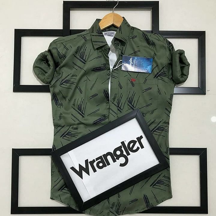 *🥰   WRANGLER shirt🥰*

*🥰🥰Full sleeve Shirt 🥰🥰*
*💞100c‰ cotton normal fit💞*

*Size M-38  l-4 uploaded by business on 10/7/2020