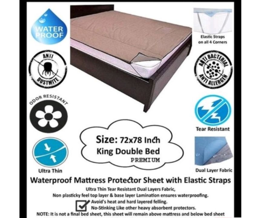 BABY CARE  DOUBLE BED WATER-RESISTANT  PROTECTIVE SHEET. uploaded by ONLINE VONLINE on 2/10/2022