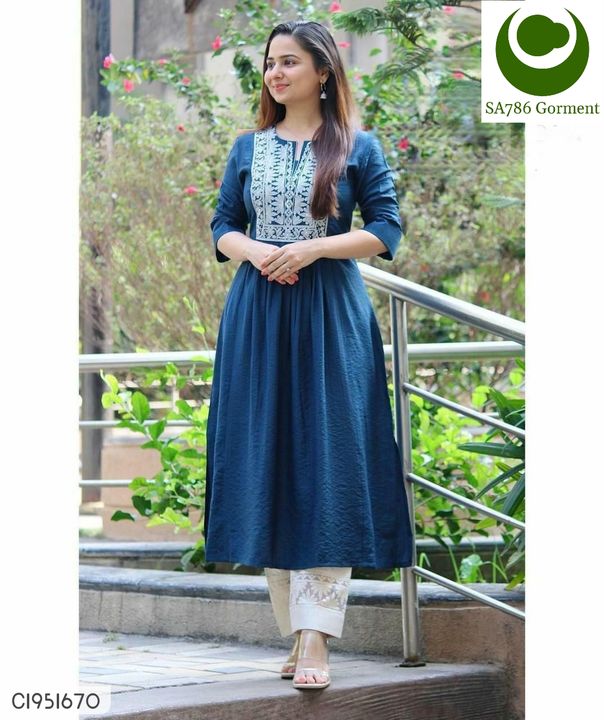 Kurti pant set uploaded by Online store on 2/11/2022