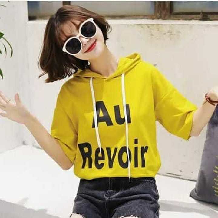 Au Revoir Hoodie😍

Imported Fabric

Size- Free Upto 36
 uploaded by business on 10/7/2020