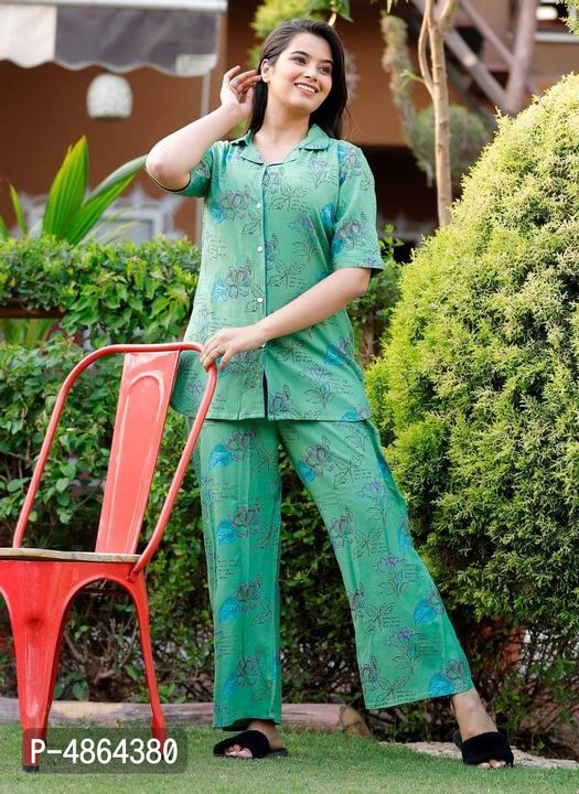 Nightwear set top and bottom uploaded by JanGra CollectiOns on 2/11/2022