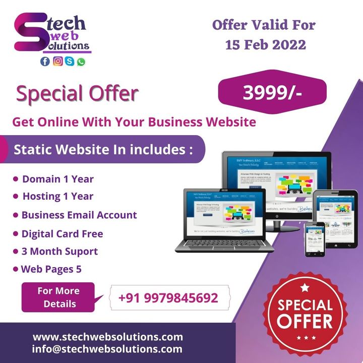 Website uploaded by Stech Web Solutions on 2/11/2022