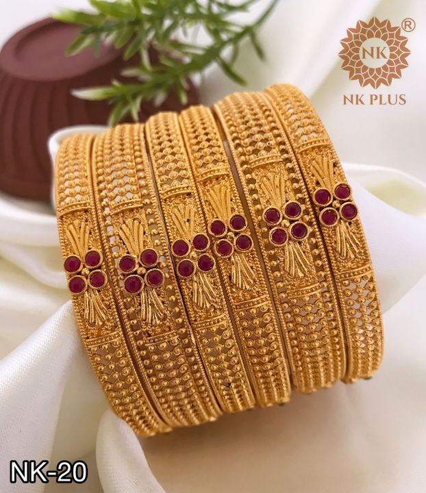 Gold bangles  uploaded by business on 2/11/2022