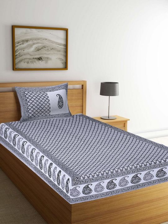 💯 % cotton fabric Cotton bedsheet uploaded by StyleMark on 2/11/2022