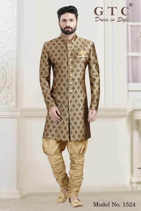 Glitzy GTC- Indo-Western Sherwani uploaded by AMBE COLLECTIONS  on 2/11/2022