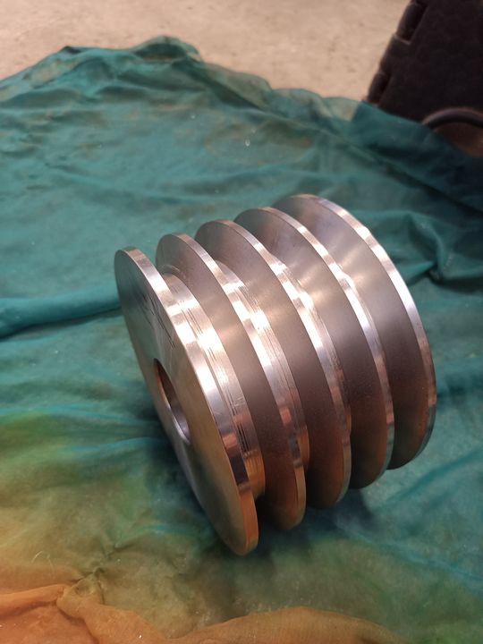 Post image Anyone require this type of Pulley please contact us.... specifications is yours..