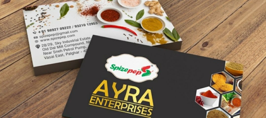 Visiting card store images of AYRA ENTERPRISES