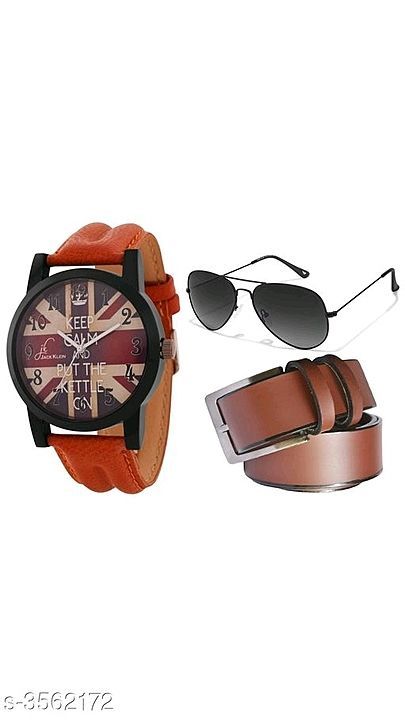 Post image Hey ! This is a brand new set of leather belt watch and sun glasses.
Interested please contact .