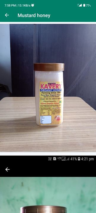 Post image Kavery organic honey We deliver pure raw unprocessed organic honey in all India delivery by courier. For purchase honey contact or WhatsApp on 7206784164