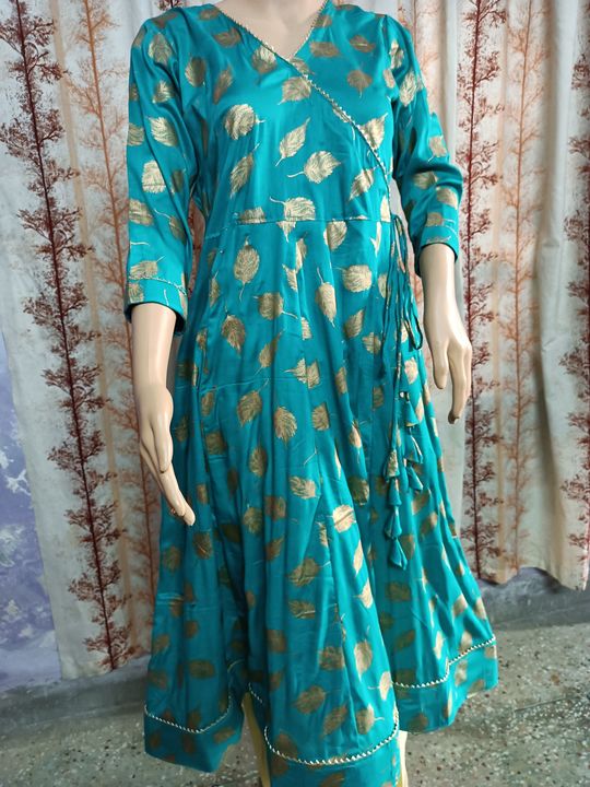 Post image Available fancy dress in sankhi apprale collection and we use agud fabrics material