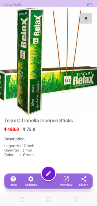 Relax cinyromlls Incense Sticks uploaded by business on 2/11/2022