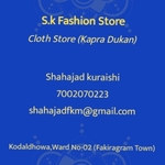 Business logo of Sk fashion store