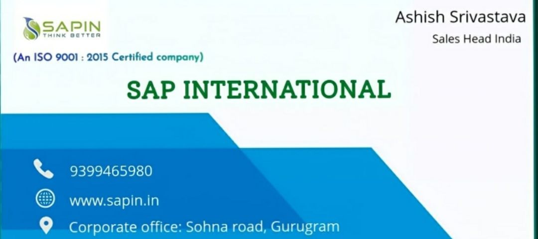 Visiting card store images of SAP INTERNATIONAL