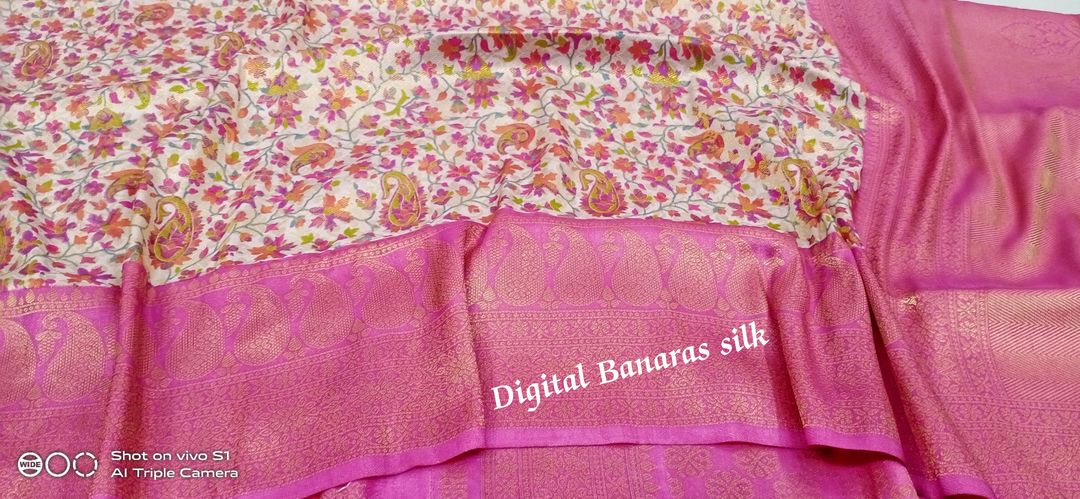 Digital Banaras silk uploaded by business on 2/12/2022