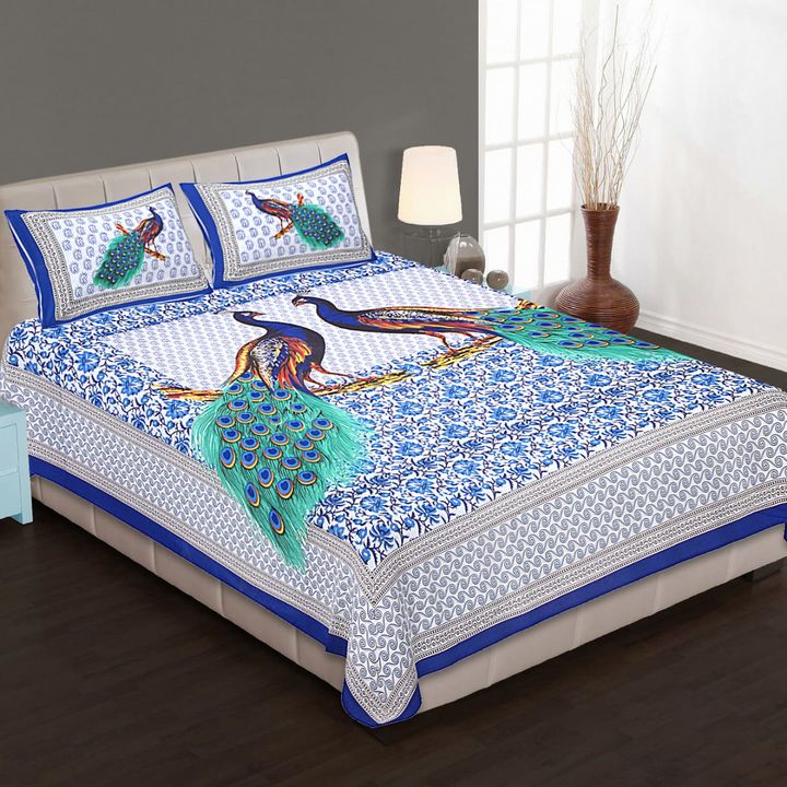 Beautiful  bed sheets for dabal  bed uploaded by Priyanshi creation on 2/12/2022