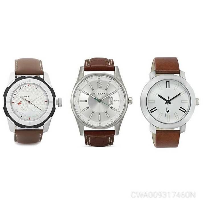 Post image Mrp :- 2999 /- 
Offe price :- 999 /-

Combo of 3 Fastrack &amp; Titan Watches