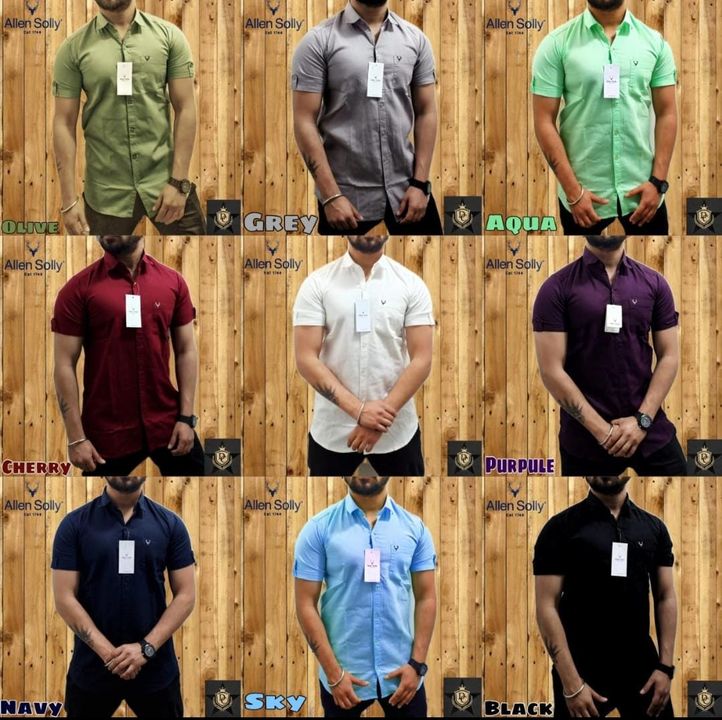 Half Sleeves Plain Shirts uploaded by business on 2/12/2022