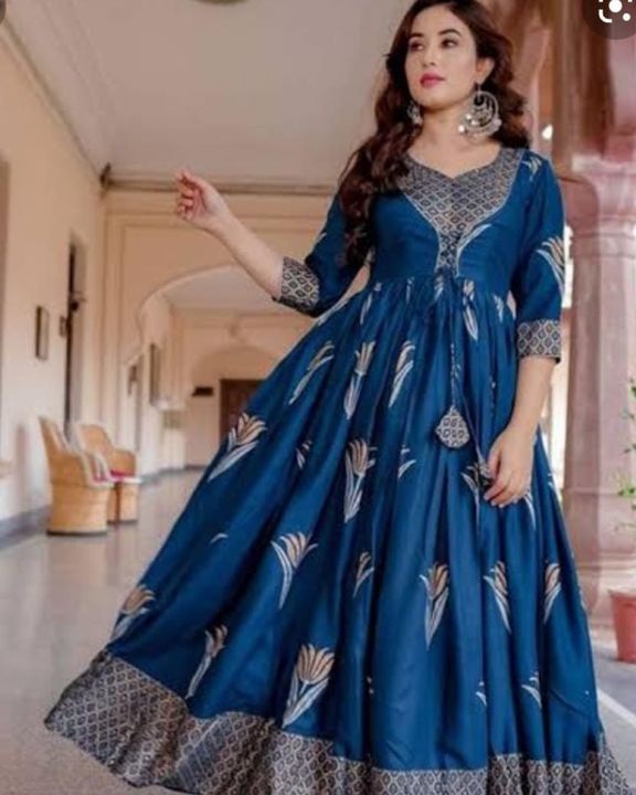 Beautiful gown kurti uploaded by business on 2/12/2022