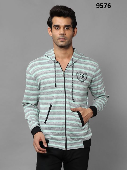 All men's lining cotton lycra hoodies uploaded by SRS Group of Company on 2/13/2022