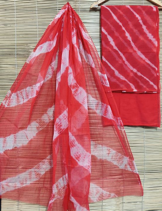 Hand block print cotton suit uploaded by Cotton saree on 2/13/2022