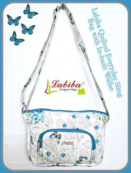 Labiba Quilted Everyday Sling Bag with Inbuilt Wallet uploaded by business on 10/8/2020