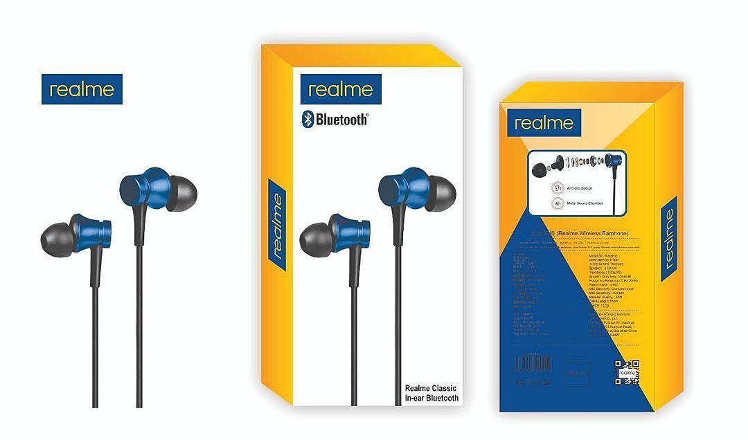 🔥 *REALME*🔥 CLASSIC IN-EAR BLUETOOTH *1 BY 1 LEMINESION* *105₹ minimum 50qty* EGP ELECTRONICS uploaded by business on 10/8/2020