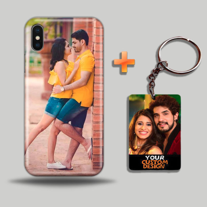 Mobile Cover + Keychain with Photos uploaded by business on 2/13/2022