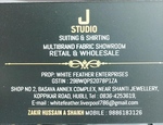 Business logo of J studio suiting & shirting
